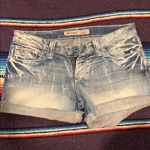 Big star denim shorts